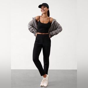 Athleta Brooklyn Mid Rise Ankle Pant, Black, Size 10